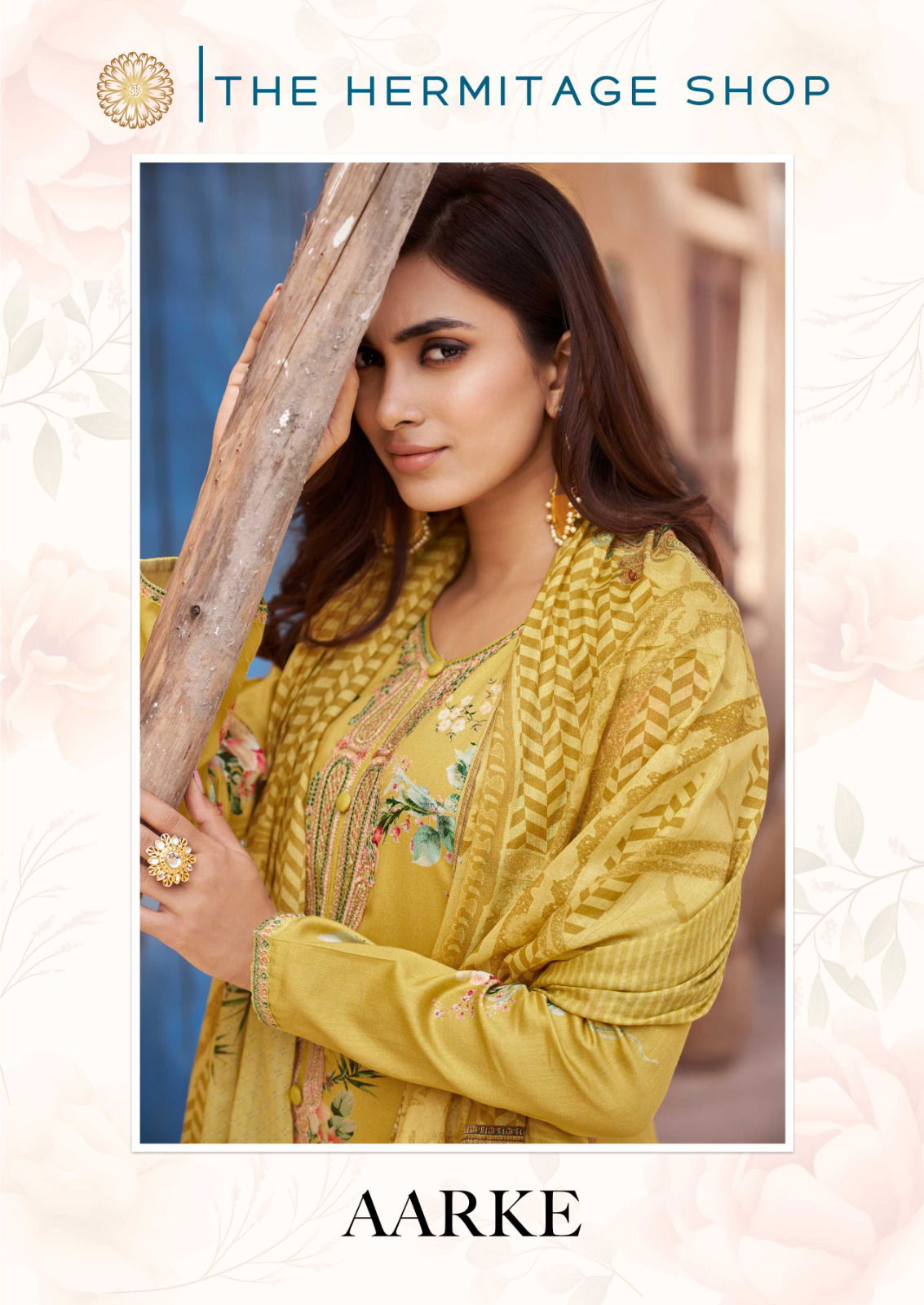Aarke By The Hermitage Shop Viscose Lawn Digital Printed Dress Material Wholesale Shop In Surat